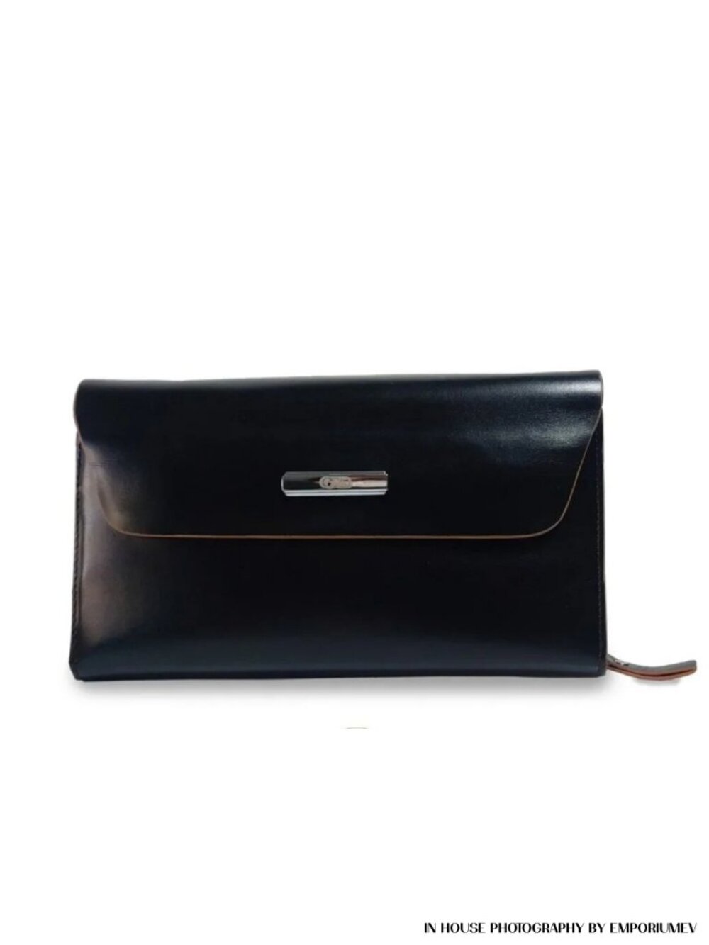 GD for evgothicjewelry Black White Burgundy Leather Women Long Travel Wallet